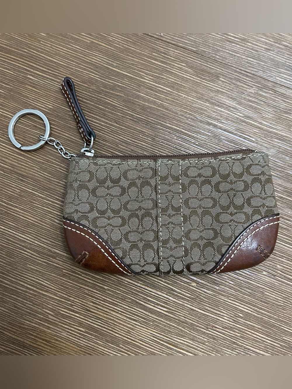 Coach mini coin purse